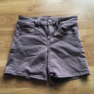 American Eagle Light Purple-Red Bermuda Shorts